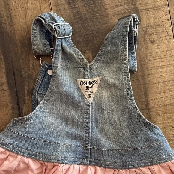 Oshkosh B’gosh overall dress 4T - Picture 6 of 6